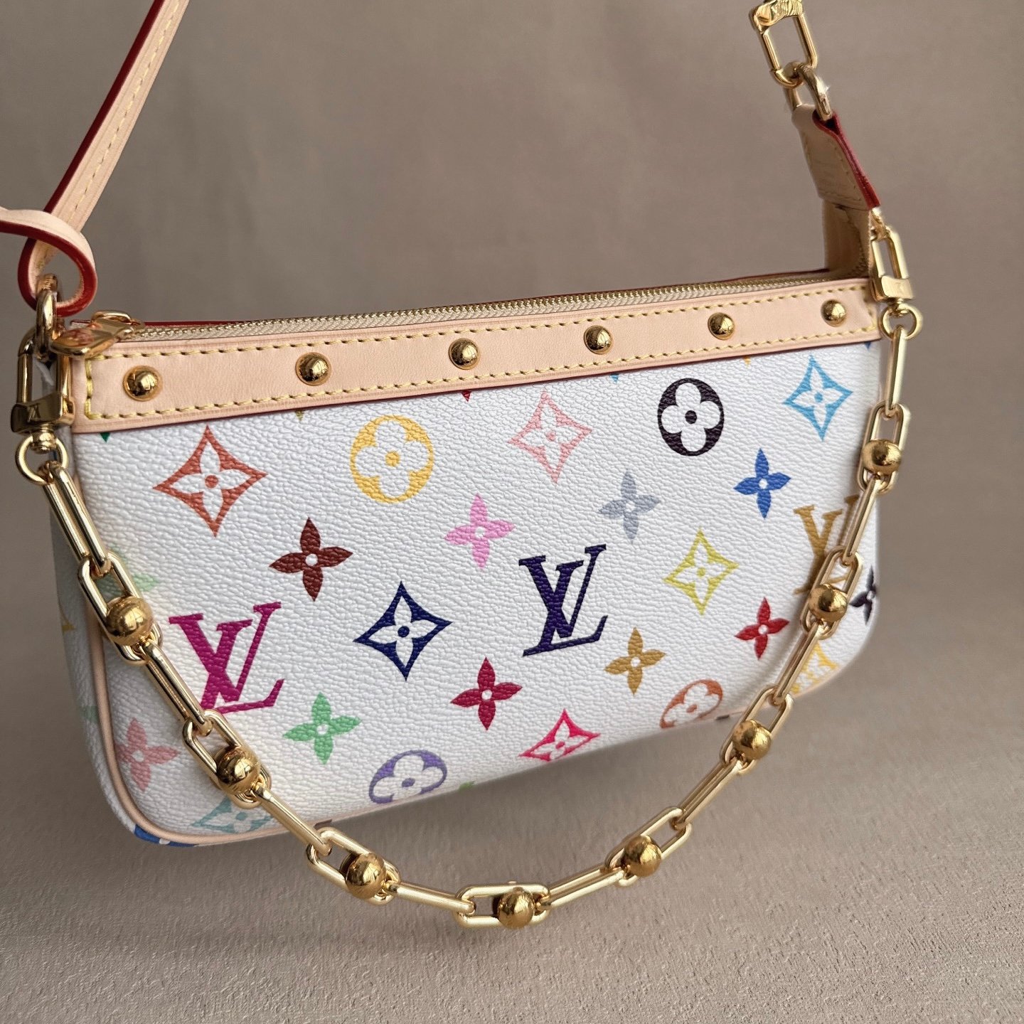 LV路易威登白三彩麻將包實拍圖純手工定制奢品正品級原單定制開模 LV路易威登白三彩麻將包實拍圖純手工定制奢品正品級原單定制開模