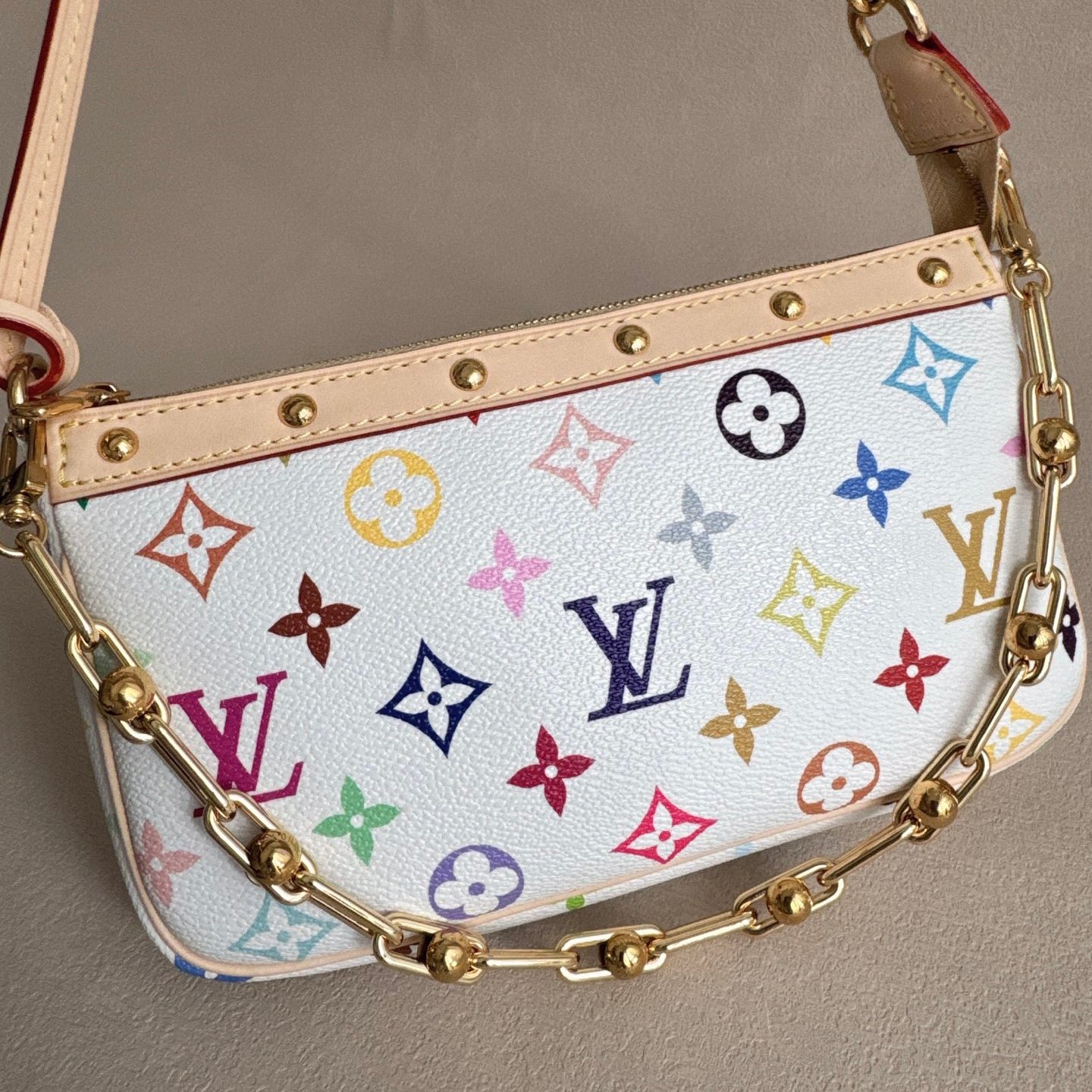 LV路易威登白三彩麻將包實拍圖純手工定制奢品正品級原單定制開模 LV路易威登白三彩麻將包實拍圖純手工定制奢品正品級原單定制開模