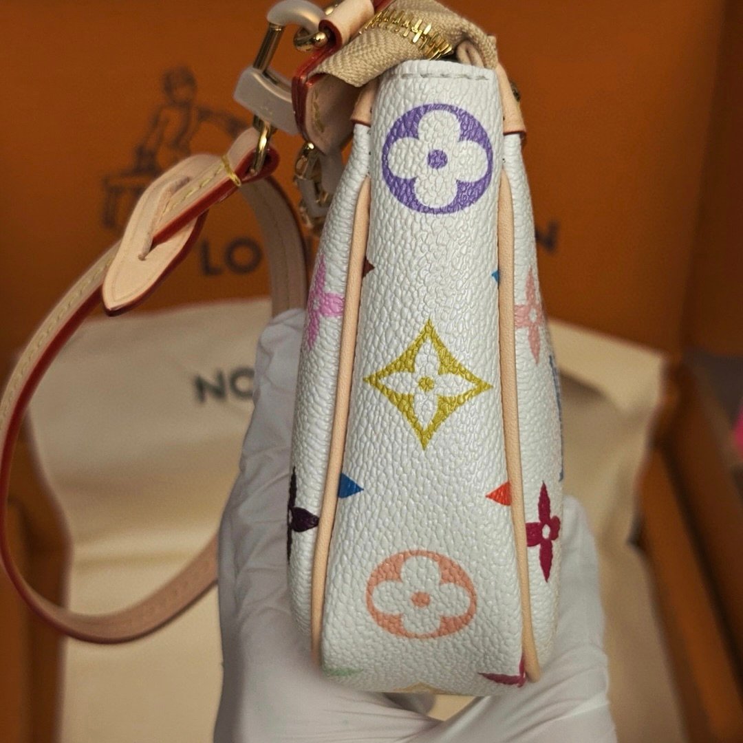 LV路易威登白三彩麻將包實拍圖純手工定制奢品正品級原單定制開模 LV路易威登白三彩麻將包實拍圖純手工定制奢品正品級原單定制開模