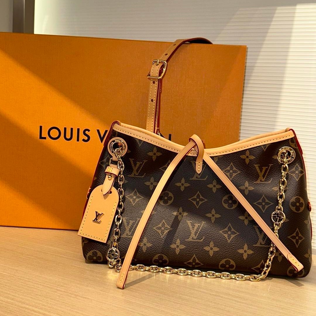 IMG_0857 高仿包包CARRYALL BB老花實拍圖純手工定制奢品正品級原單定制開模