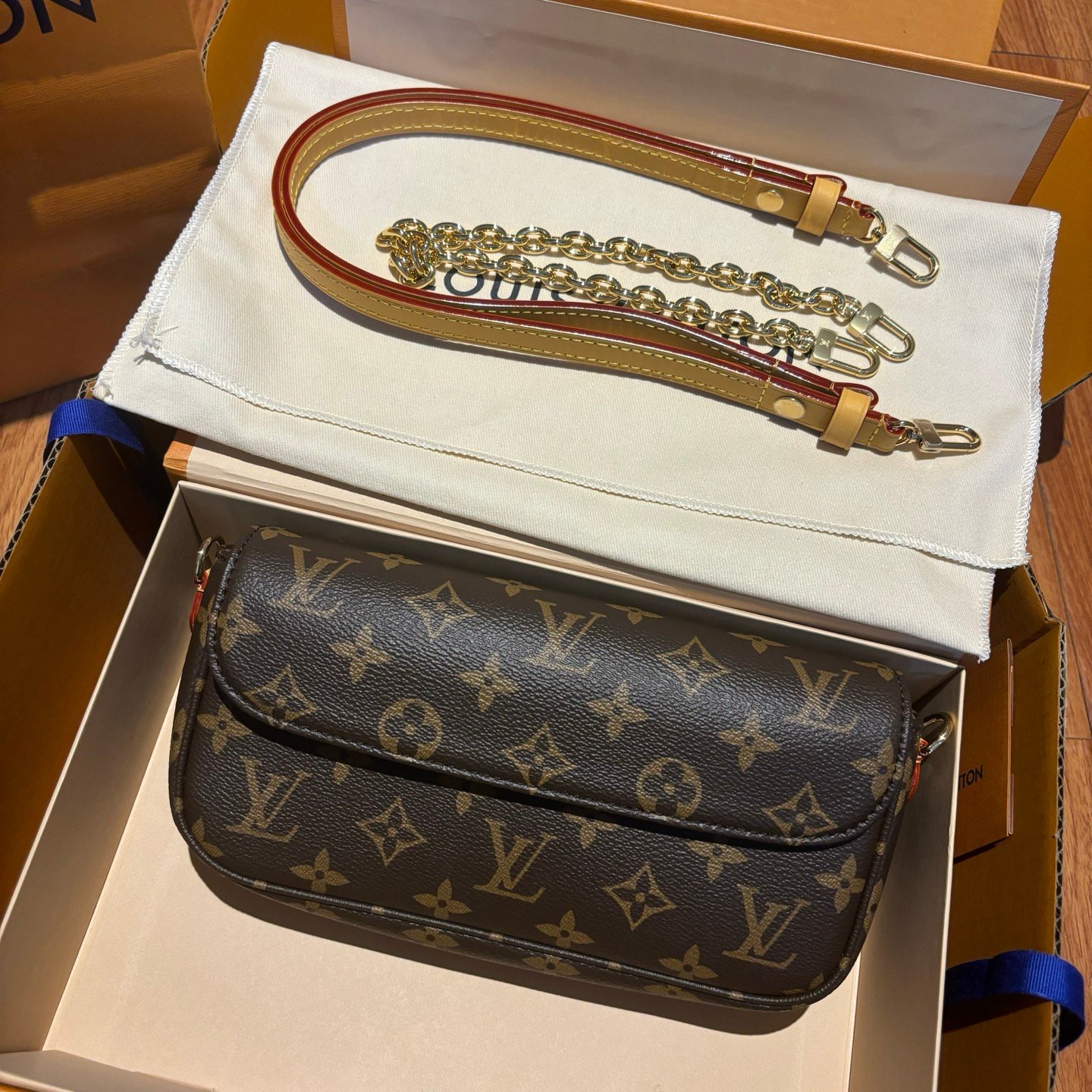高仿包包WalletOnChainIVY系列老花實拍圖純手工定制奢品正品級原單定制開模 高仿包包WalletOnChainIVY系列老花實拍圖純手工定制奢品正品級原單定制開模
