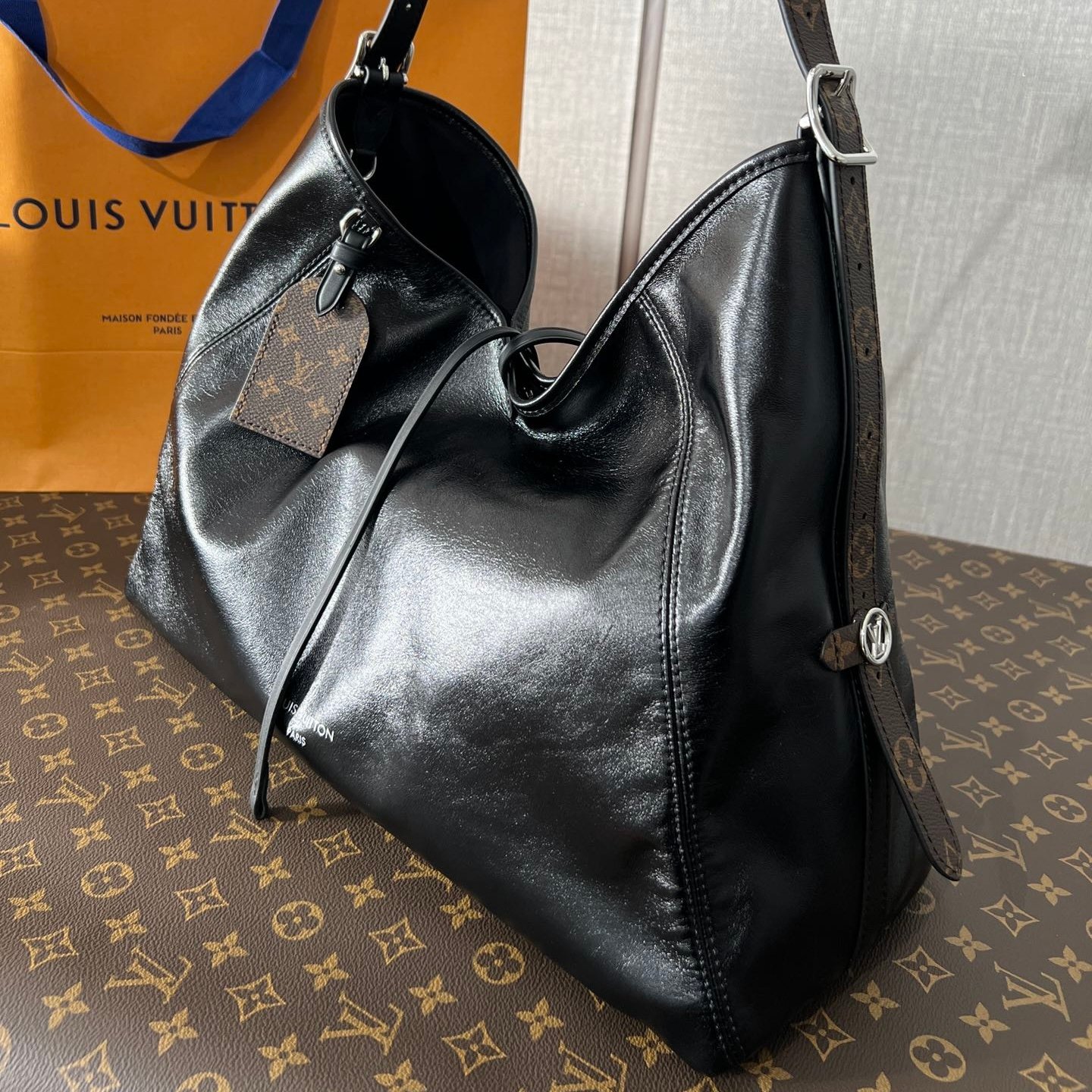 高仿LVcarrydark黑武士小號實拍圖純手工定制奢品正品級原單定制開模 高仿LVcarrydark黑武士小號實拍圖純手工定制奢品正品級原單定制開模