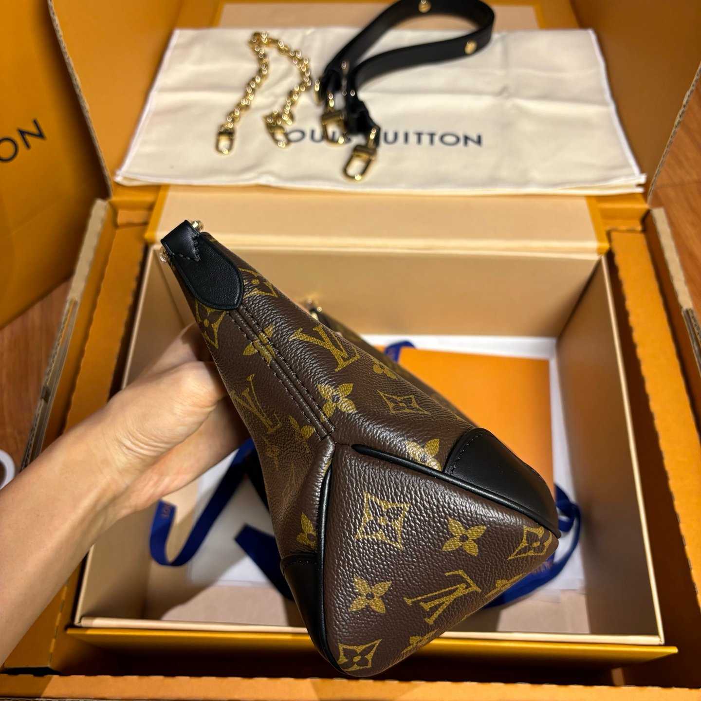 高仿LVlv 黑牛角Boulogne手袋實拍圖純手工定制奢品正品級原單定制開模 高仿LVlv 黑牛角Boulogne手袋實拍圖純手工定制奢品正品級原單定制開模
