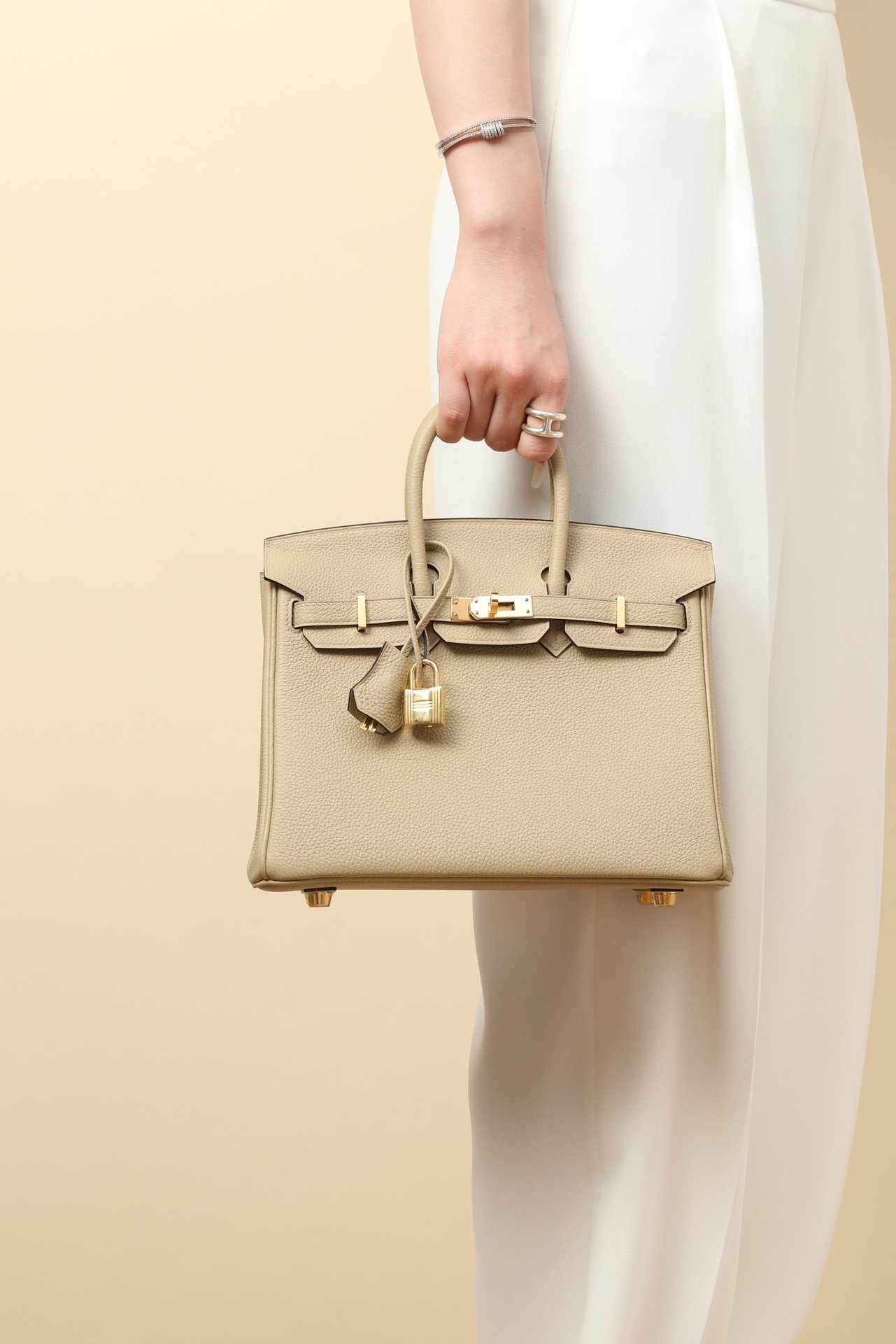 Birkin 25鉑金包 S2風衣灰 金扣 Togo皮 5 IMG 9905