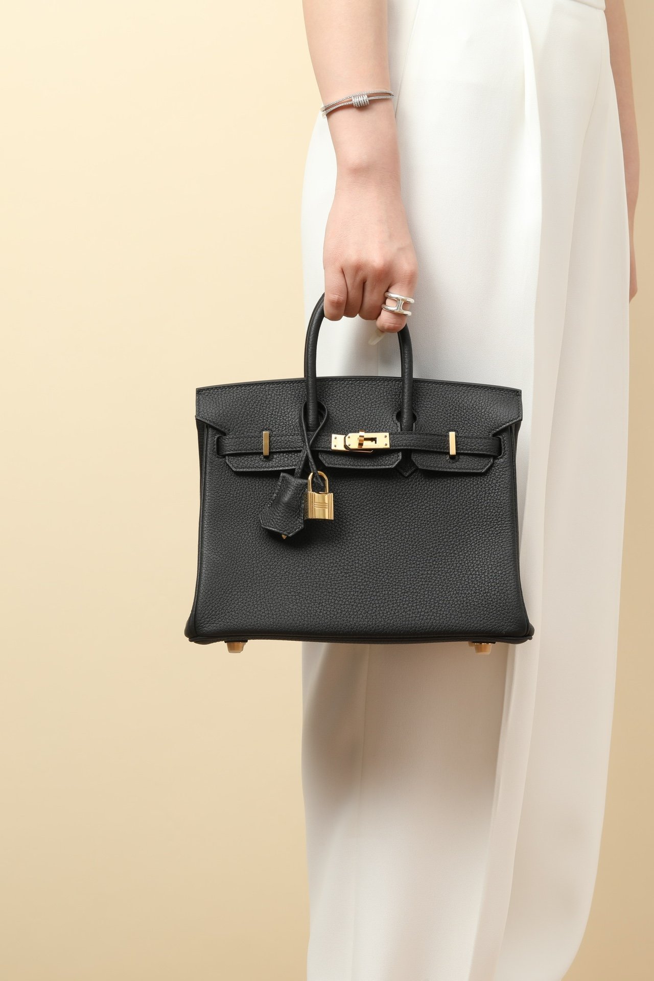 Birkin 25鉑金包 CK89黑色 金扣 Togo皮 5 IMG 9932