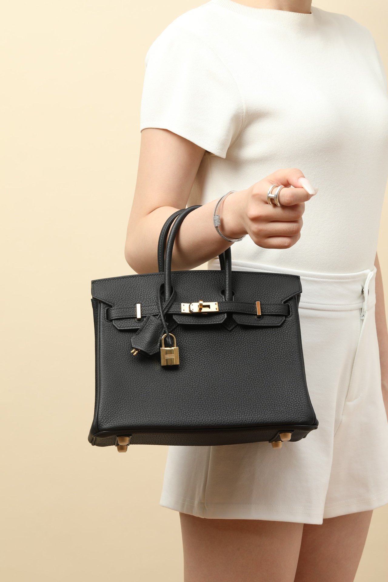 Birkin 25鉑金包 CK89黑色 金扣 Togo皮 6 IMG 9933