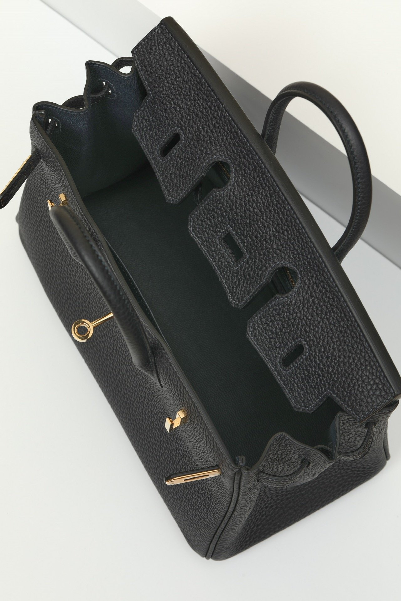 Birkin 25鉑金包 3Y黑呢色 金扣 Togo皮 4 IMG 9949