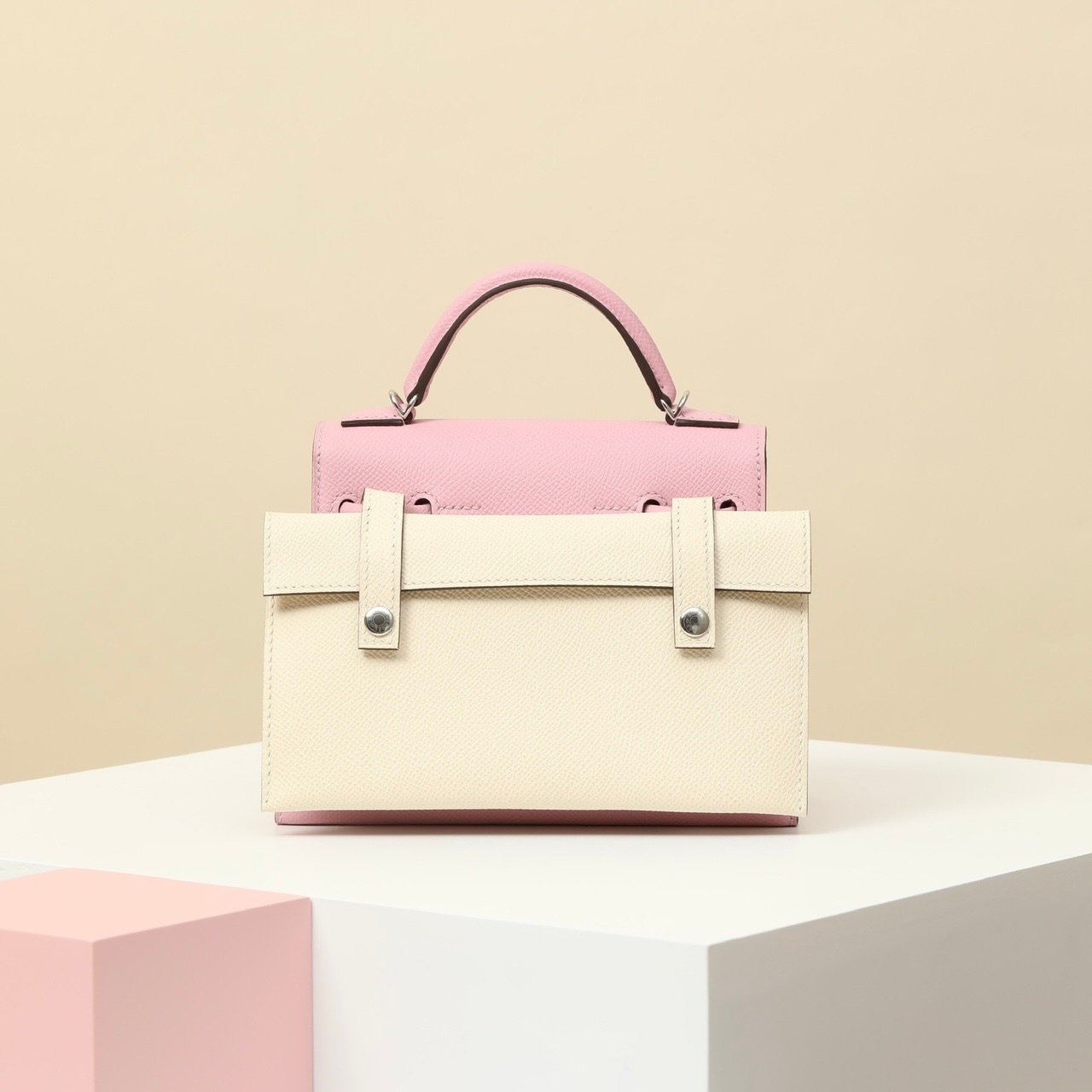 vva純手工定制奢品正品級原單定制開模愛馬仕HARMAS KELLY DOLL凱莉馬賽克迷你葵錦紫可愛娃娃包詳情圖2 vva純手工定制奢品正品級原單定制開模愛馬仕HARMAS KELLY DOLL凱莉馬賽克迷你葵錦紫可愛娃娃包